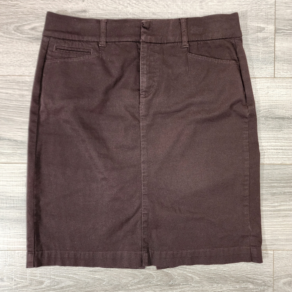 JM Collection brown skirt